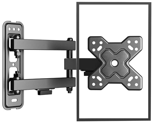 PUTORSEN Monitor Wandhalterung für 13-32 Zoll Bildschirme, TV Wandhalterung verstellbare Wand Halterung Schwenkbar Neigbar, Hält bis zu 20kg, VESA 75x75/100x100mm