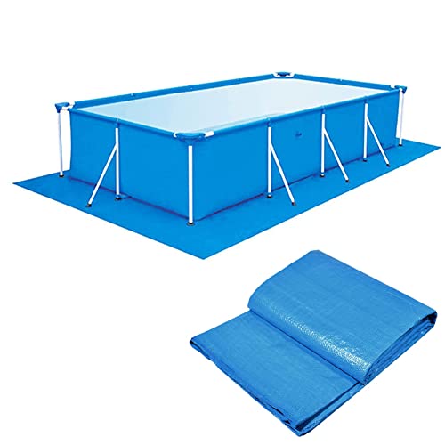 Pool Bodenplane, Pool Ground Tuch, Faltbarer Schwimmbadbodenschutz, wasserdichte rechteckige Poolmatte für Rahmen Pool und aufblasbaren Pool (200 * 300cm)