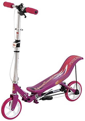 Space Scooter X 580 pink MIT Gravur - inkl. hochwertiger Namensgravur - SpaceScooter Wipproller X580 rosa personalisiert mit Namen