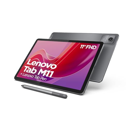 Lenovo Tab M11 Tablet | 11' WUXGA Touch Display | MediaTek G88 | 4GB RAM | 128GB eMMC 5.1 | Android 14 | grau | inkl. Pen