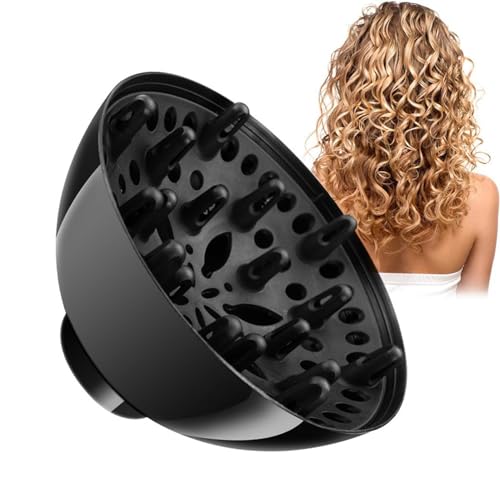 Universal Haardiffusor Haartrockner Diffusor Aufsatz, Diffuser Föhn Aufsatz, Diffuser Haare Locken, Haarstylingwerkzeug, Universal-Haar-Diffusor Passend für Föhns für lockiges Haar (1PC)