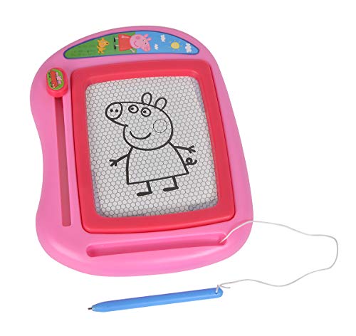 Simba 109262388 - Peppa Pig Magnet Maltafel, 16x13cm, ab 3 Jahren