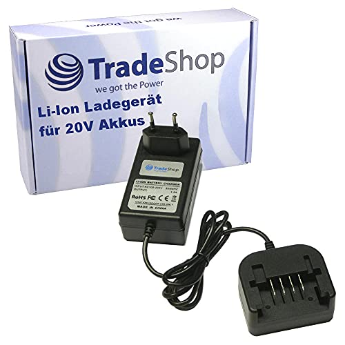 Li-Ion Akku Ladegerät Ersatz für Worx Landroid L1500 WR153E L2000 WR155E M WR141E M WR142E M WR143E M WR153E / Ladestation Netzteil für Akkus 20V