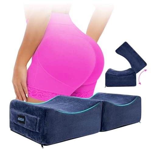 Mybow Brazilian Butt Lift Kissen, BBL Kissen nach Operationen zum Sitzen, BBL Supplies Post Operation, Booty Kissen für Zuhause, Bürostuhl, Autofahren Auto - Butt Lift & Recovery Foam Stützkissen