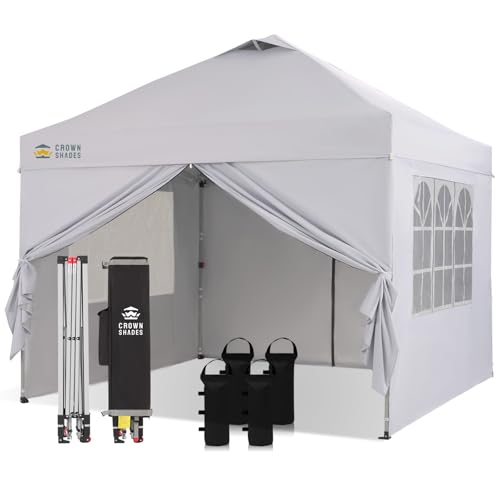 Pavillon 3x3 Wasserdicht Stabil Winterfest mit 4 Seitenteilen, Pop up Gartenpavillon UV Schutz 50+, Partyzelt Für Outdoor Camping, 3-Fach Höhenverstellbar, Pavillion mit Tragetasche