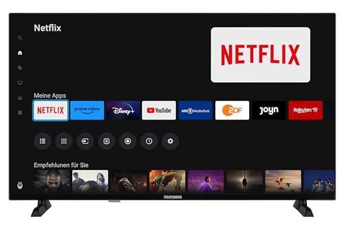 Telefunken Fernseher 40 Zoll Smart TV powered by TiVo (Full HD, HDR, Triple-Tuner, 6 Monate HD+ inkl.) XF40TO750S