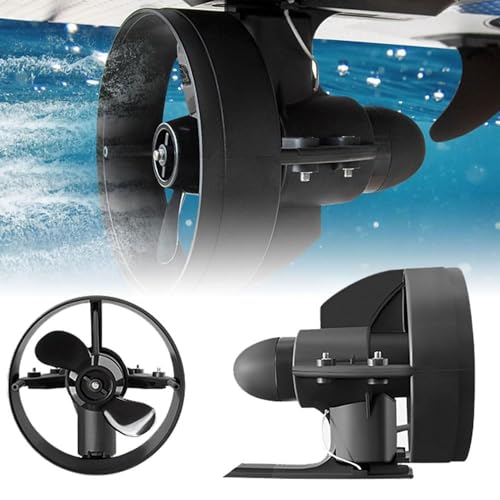 DPLXFPP Akku Elektrofinne, Surf & Sup Finne Akku Elektrofinne Stand Up Paddle Board Motor 12v Bis Zu 2,5 Stunden Surfboard Kajak Surfboard Wiederaufladbar Für Longboard Surfboard