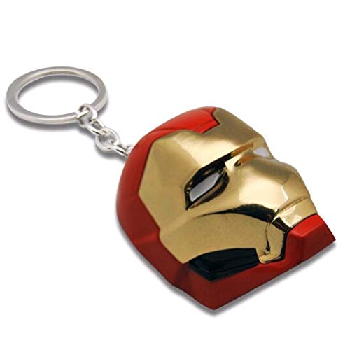 Marvel/ Avengers Schlüsselanhänger Ironman Helm, Metall Schlüsselanhänger, KL82021, Kids Licensing, Mehrfarbig, 14 cm