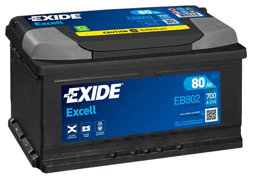 Exide EB802 Excell Starterbatterie 12V 80Ah 700A