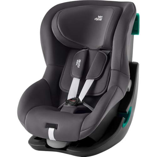 BRITAX RÖMER Kindersitz KING PRO, für Kleinkinder von 76-105 cm (i-Size) ohne ISOFIX, 15 Monate - 4 Jahre, Midnight Grey