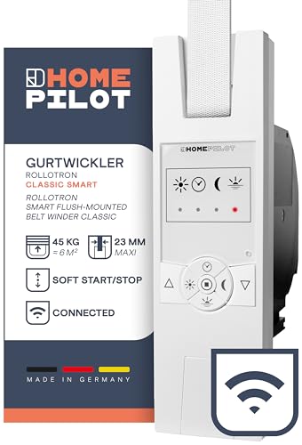 Home Pilot - Gurtwickler RolloTron classic smart | Elektrischer Gurtwickler zur bequemen Rolladensteuerung. Smart Home Rolladen Zubehör - auch zum nachrüsten geeignet!