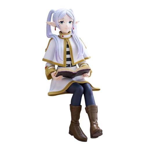 Frieren Figuren, Action Figures, Frieren Sitzender Position Charakter Modell, Charakterfigur Anime, Cartoon-Figur Modell Ornamente, Desktop-Dekorationen