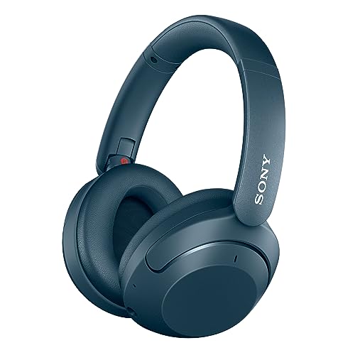 Sony WH-XB910N kabellose Noise Cancelling-Kopfhörer mit EXTRA BASS (bis zu 30 Stunden Akkulaufzeit, Over-Ear-Design, optimiert für Alexa und Google Assistant, Freisprecheinrichtung), Blau