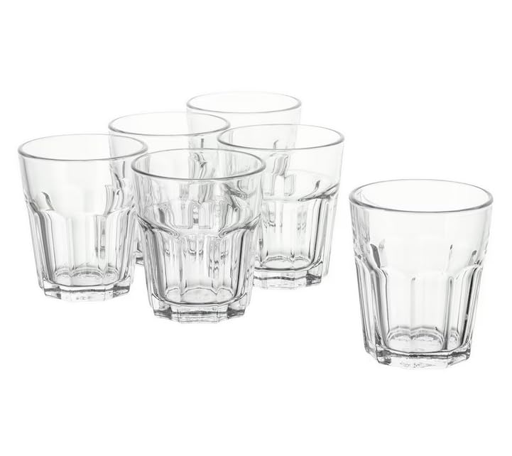 6-er Set Gläser Pokal für kalte oder heiße Getränke - 270ml - 10 cm hoch - spülmaschinenfest