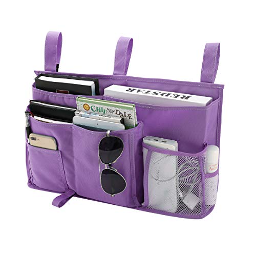 Etagenbett Veranstalter, Bettseite Cody hängenden Bett Veranstalter Aufbewahrungstasche 8 Taschen, für College Dorm Zimmer Bett, Krankenhaus Bett, Baby Bett Schienen, 600D Oxford Cloth