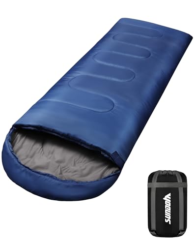 Schlafsack Outdoor für Camping 4 Jahreszeiten - Erwachsene Schlafsack, 2 in 1 Funktion Deckenschlafsäcke, Warm, Leichtgewichtig, Wasserdicht für Rucksackreisen, Wandern und Reisen 220 x 80 cm