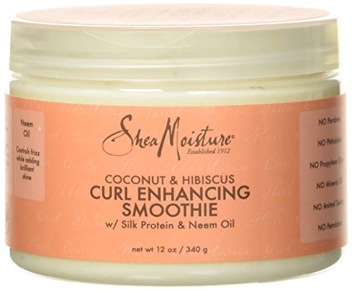 Shea Moisture Coconut und Hibiscus Curl Enhancing Smoothie, 1er Pack (1 x 340 g)