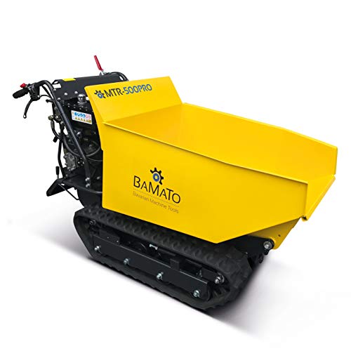 BAMATO Mini Raupendumper/MTR-500PRO / Zuladung: bis 500 kg, kraftvoller 9 PS Motor, 6 Vorwärts- und 2 Rückwärtsgänge