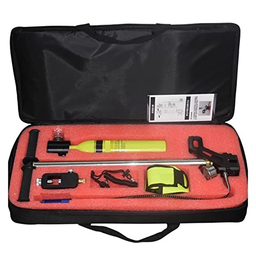 Mini-Tauchflasche Unterwasser-Rebreather, Tieftauchausrüstung, Künstliches Tauchen, Künstlicher Fisch, Kiemen, Schwimmen, Kleiner Zylinder, Luft-Sauerstoff-Tank-Set für Angeln, Schnorcheln und zur Not