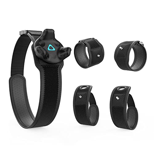 AMVR Tracker Belt + 2 Armband-Riemen+ 2 Palm-Riemen Full Body Tracking für HTC Vive Trackers 3.0/2.0 VR Bundle, Vive Tracker Zubehör(5-Teiliges Set)