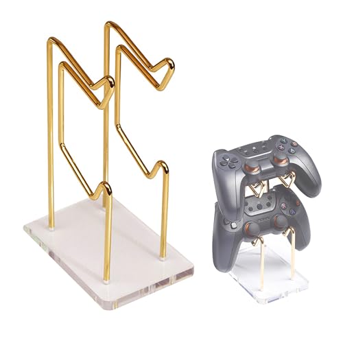 mongtsamz Universal Controller Halterung, Controller Ständer 2 Ebenen Metall Game Controller Halter für Schreibtisch Controller Holder für Switch PS 5 PS 4 Gaming Controller Stand, 1 Stück