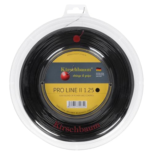 Kirschbaum Saitenrolle Pro Line II, Schwarz, 1,25 mm, 0105000215300010