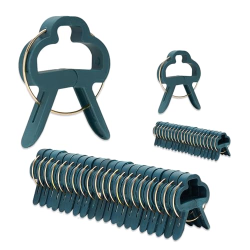 Azhong toys 100 Stück Pflanzenclips Pflanzenklammern Pflanzenhalter Pflanzenbinder Rankhilfe für Tomaten, Gurken, Rosen oder ähnliche Rankpflanzen in 2 Größen (50 große + 50 kleine)