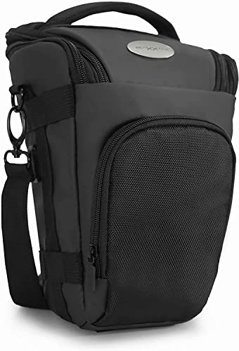 Baxxtar PRO NOVO II Full-Size SLR Kameratasche SLR Colt-Tasche schwarz (mit Schultergurt, Beckengurt, Gurttunnel, Regencape)