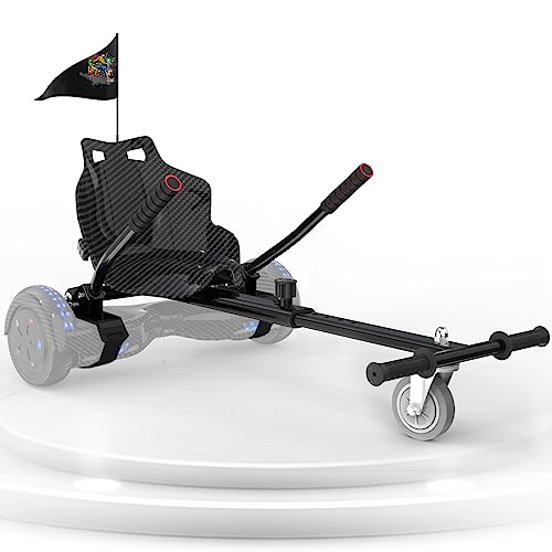 GeekMe Hoverboard Sitz, Verstellbarer Hoverboard Sitz für Selbstbalancierende Scooter, Kompatibel mit 6,5'', 8'', 8,5'', 10'' Hoverbords, Modische Geschenke für Kinder