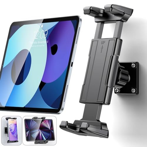 XWXELEC Tablet Mount Wandhalterung, Ipad Wandhalterung Beschädigungsfreie Universal-Wandhalterung für iPad Pro Air Galaxy Fire HD 7'-12,9' Tablet-Halter