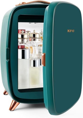 KFO Mini Kosmetikkühlschrank 6L für Skincare & Make-up | Ultra-Leiser Beauty-Kühlschrank (20 dB) | 6°C Kühltemperatur + UV-Schutz | Ohne Spiegel, Ideal für Cremes & Parfum