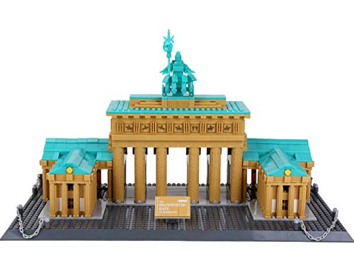 Wange Brandenburger Tor Architektur-Modell, zur Montage mit Bausteinen