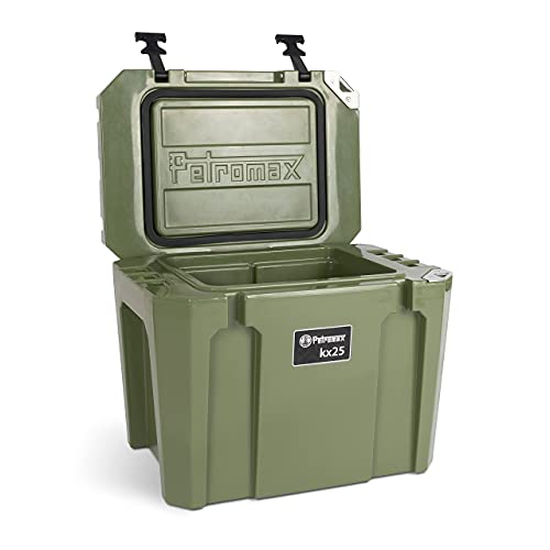 Petromax Kühlbox (25 L, Oliv) | passiv | Eiskühldauer bis zu 12 Tage