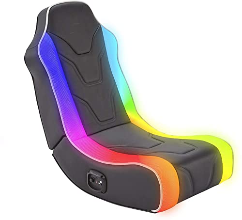 X Rocker Chimera RGB 2.0 Floor Rocker Gaming Sessel | Entertainment Gamer Stuhl mit 2.0 Soundsystem & Neo Motion RGB Beleuchtung für Kinder & Jugendliche