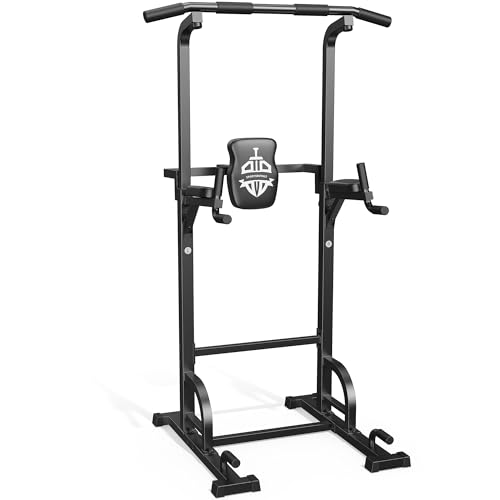 Sportsroyals Power Tower, Dip-Station, Klimmzugstange für das Krafttrainingsgerät im Heim-Fitnessstudio, 204 kg