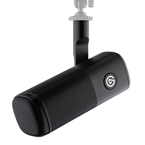 Elgato Wave DX – Dynamisches XLR-Mikro, nierenförmige Richtcharakteristik, unterdrückt Hintergrundgeräusche, Podcasting, Streaming, Broadcasting, kein Booster nötig, für jede Schnittstelle, für Mac/PC