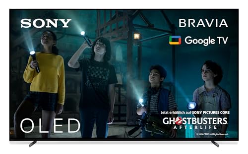 Sony BRAVIA XR, XR-65A80L, 65 Zoll Fernseher, OLED, 4K HDR 120Hz, Google , Smart TV, Works with Alexa, mit exklusiven PS5-Features, HDMI 2.1, Gaming-Menü mit ALLM + VRR, 24 + 12M Garantie