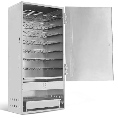 Eversmoke Edelstahl Räucherofen Jumbo Pro inkl. Thermometer 110cm | Räucherschrank