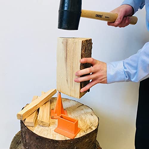 Forest Master USBB Brennholz Anzündholz Holzspalter Axt Beil Spaltmesser Holzschneiden Holzspalter Holz Klassisch Orange