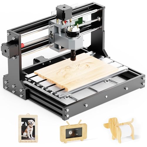 CNC Fräsmaschine TTC3018, 3 Achsen GRBL Steuerung CNC Fräse Gravur Gerät, Arbeitbereich 300x180x450mm für PVC PCB Holz Aluminium Graviermaschine