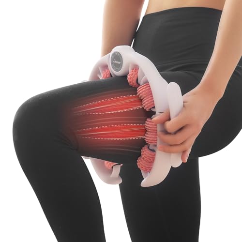 Bein Massagerolle, Massageroller mit Griff Zur Cellulite Entfernung, Faszienrolle Beine MassagegeräT für Oberschenkel Anti-Celulitis, Lymphdrainage, KöRperformung, Manuell