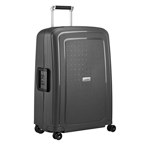 Samsonite S'Cure - Spinner L Koffer, 75 cm, 102 L, 4 Rollen, Schwarz (Black)