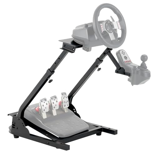 CO-Z Lenkradständer Lenkradhalterung klappbar für Logitech G29 GT G25 G27 G920 Fahrsimulator Rennsport Gaming Gear Halterung für PS3 PS4 ohne Pedale oder Lenkrad Playseat Wheel Stand