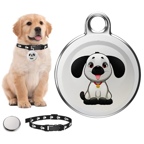 KUWUNG Mini GPS Tracker Hund Katze, IP65 Wasserdichter Tracker Hund, Katzen Tracker, Haustier Tracker, GPS Tracker für Katzen, Hunde, Kleinkinder, Schlüsselschnalle, Kofferraum, Rucksack, Fahrrad