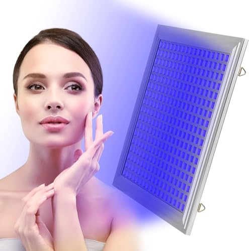 24w Bräunungslampe Bräunungslicht Solarium, Gesichtsbräuner Solarium, Cozion Gesichtssolarium Bräunungslampen Sonnenlampe mit 289 Stück LEDs und Ständer für Gesicht und Körper