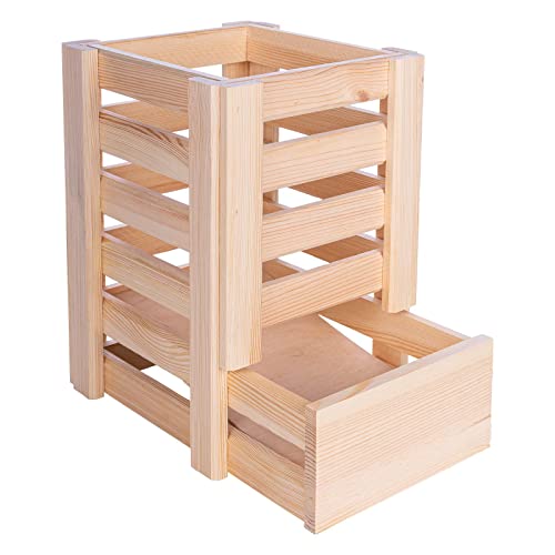 BooGardi Kartoffelkiste aus Holz · 40x40cm · Kartoffeln lagern