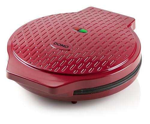 DOMO DO9177PZ Pizzaofen 'My Express' - Pizzapfanne rot - Pizza fertig in nur 12 Minuten - Multifunktionales Gerät