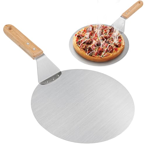 ANKA Pizzaschieber, 10-Zoll-Pizzakruste für Pizza, Kuchen, Brot, Torten - Aluminium - Pizza Peel