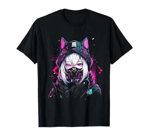 Anime Manga Cyberpunk Aesthetic Techwear Harajuku T-Shirt