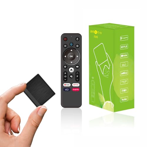 BOXPUT Lemon TV Mini Android TV Box, Android 12.0 TV Box, 2GB RAM 16GB ROM, H618/2.4G/5G Dual WiFi, BT5.4 Quad Core Unterstützt 4K Ultra HD Intelligente Android TV Box (Ohne Media Player)